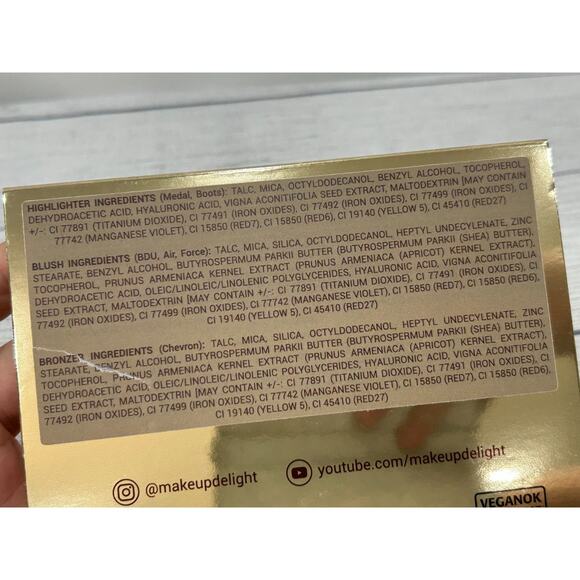 Cosmyfy About Face MD Palette Highlighter Blush Bronzer Makeup Delight 6x0.19 oz - Picture 5 of 6